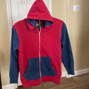 Vans Boys M full zip long sleeve hooded jacket